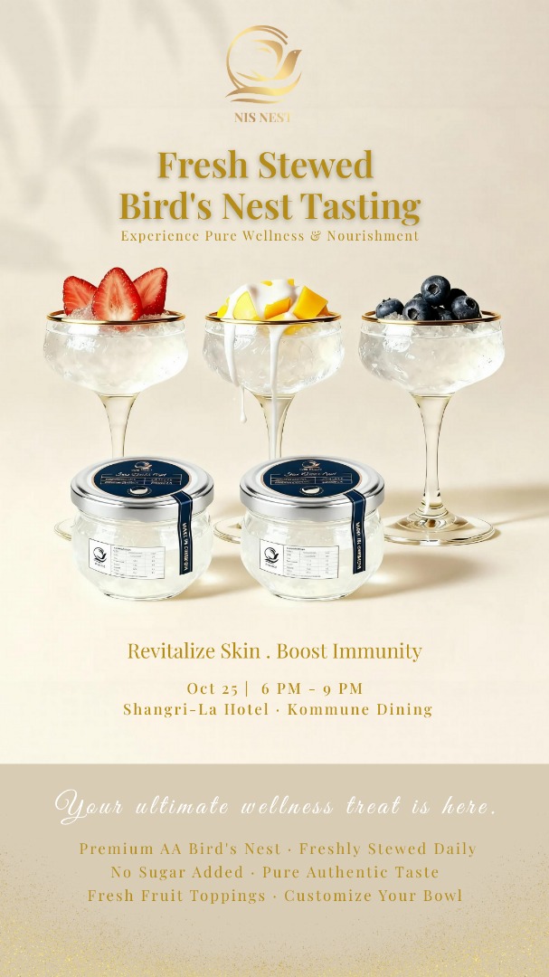 Fresh Stewed Bird’s Nest Tasting event poster